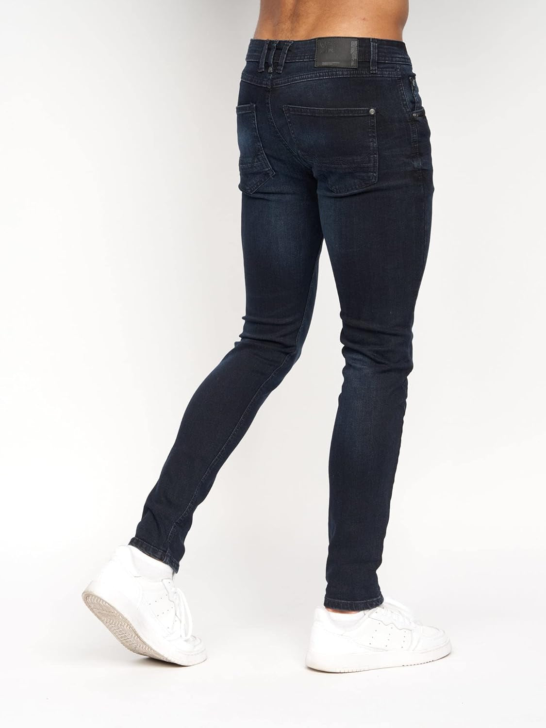 - Mens 'MAYLEAD' Everyday Essential Slim Fit Stretch Jeans | 'TRANFOLD' Ripped Faded Abraised Effect Cotton Rich Straight Jeans - W30-W40 L30-L34-Gennys fashion