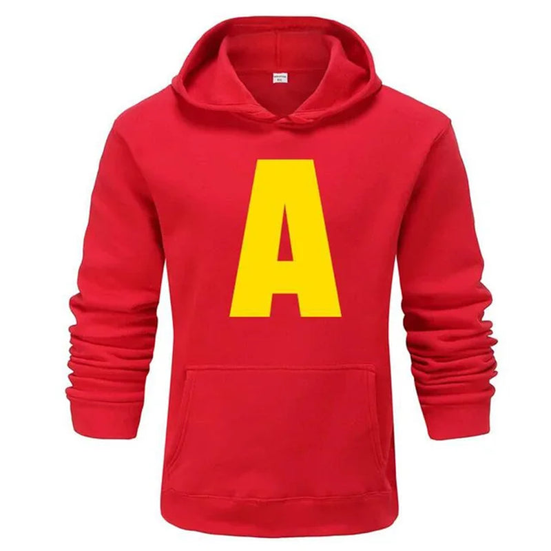 Unisex Casual Sportswear, Men'S Hoody Alvin Chipmunk Halloween Costume, Women'S Pullover-Gennys fashion