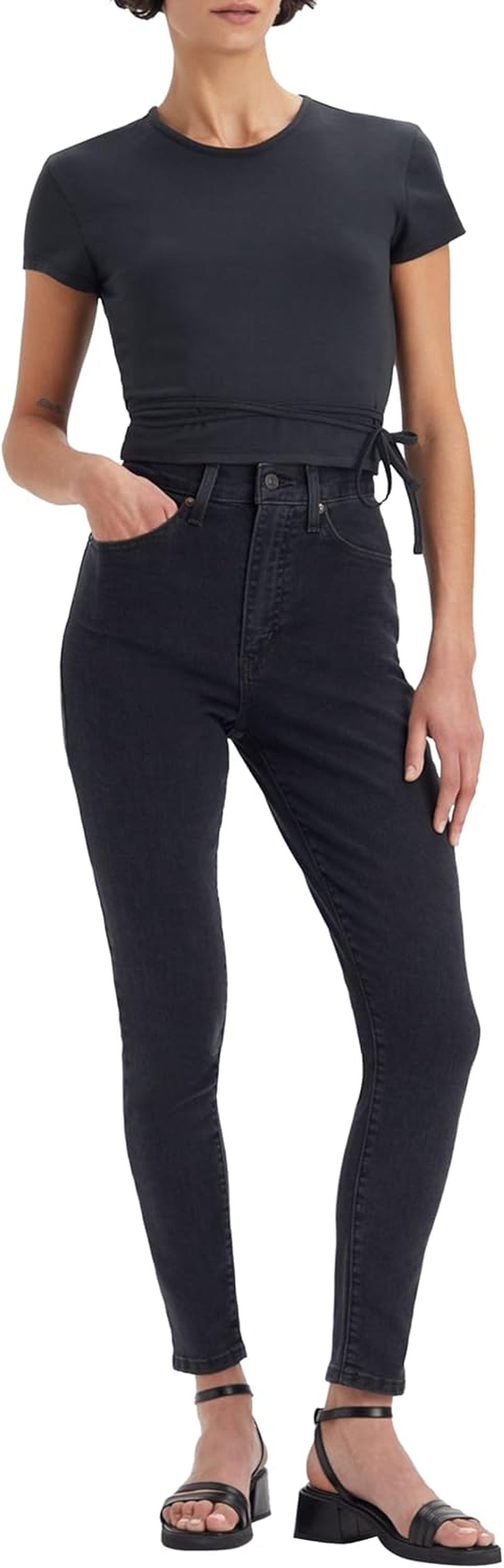 Women'S Retro High Skinny Jeans-Gennys fashion