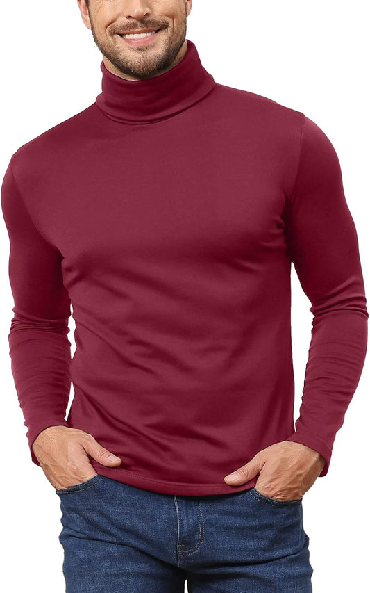 Men's Turtleneck Knit Sweater