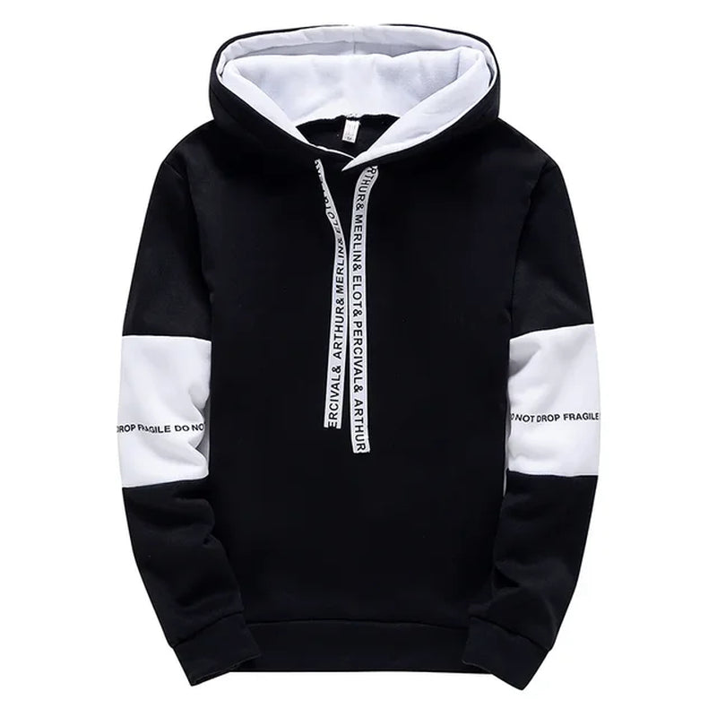 Men'S Hoodies Long Sleeve Casual Printing with Letter Sweatshirts New Spring Hip Hop Pullover Sports Top Male Hooded Sweatshirts-Gennys fashion