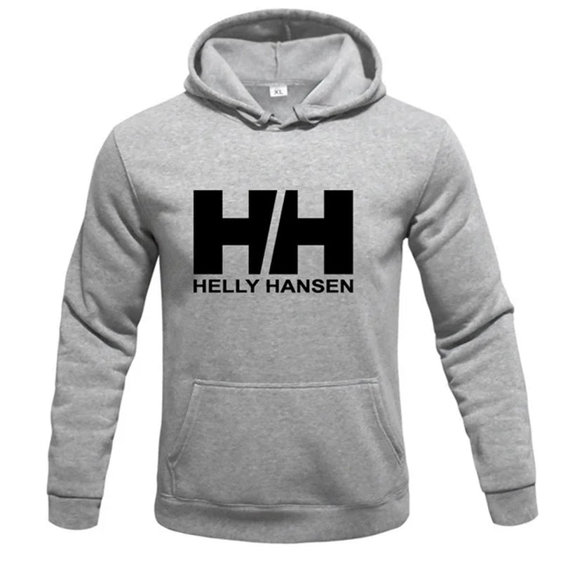 Trendy HH Print Fleece Hoodies