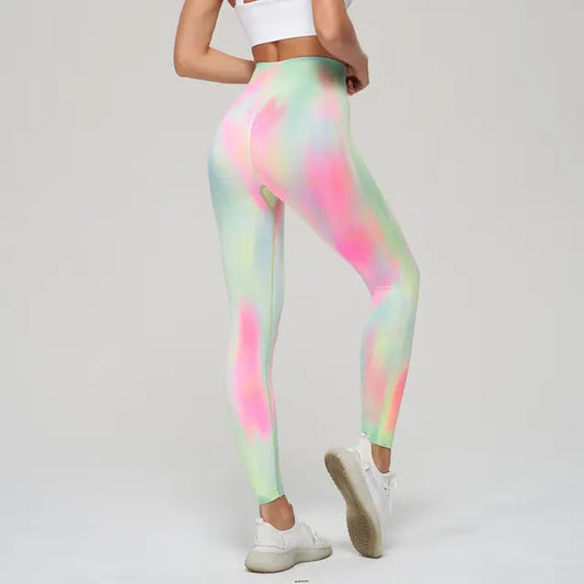 Scrunch Butt Tie-Dye Yoga Leggings