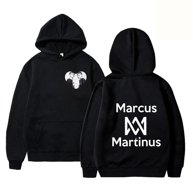 Marcus and Martinus Hoodie Sweatshirts Men Women Fashion Casual Cool Pullover Student Harajuku Streetwear Hoodies-Gennys fashion