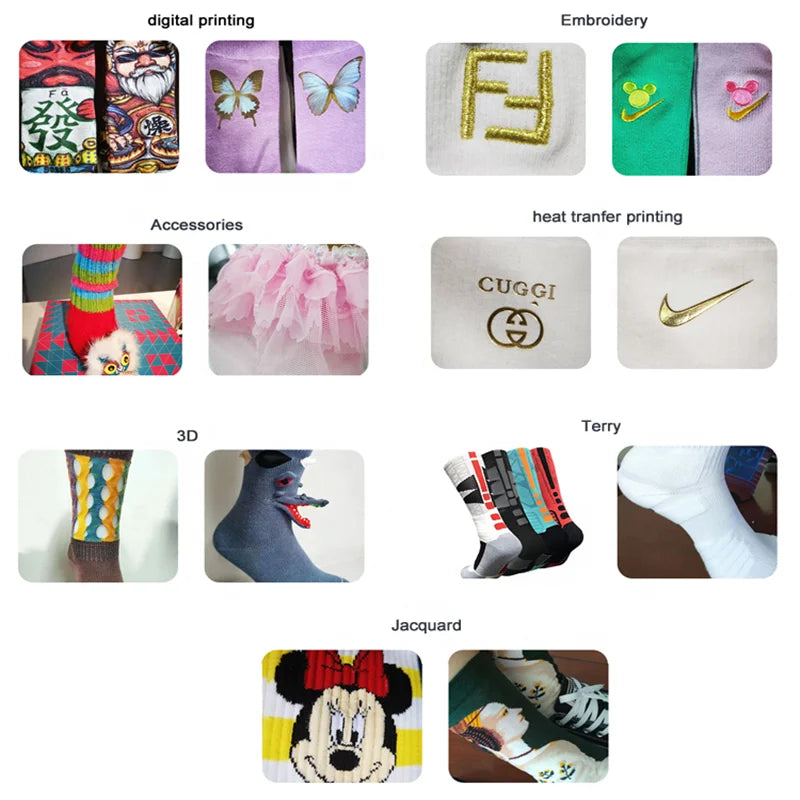 OEM Logo Crew Socks Men Running Sport Socks Cycle Athletic Custom Logo Basketball Socks-Gennys fashion