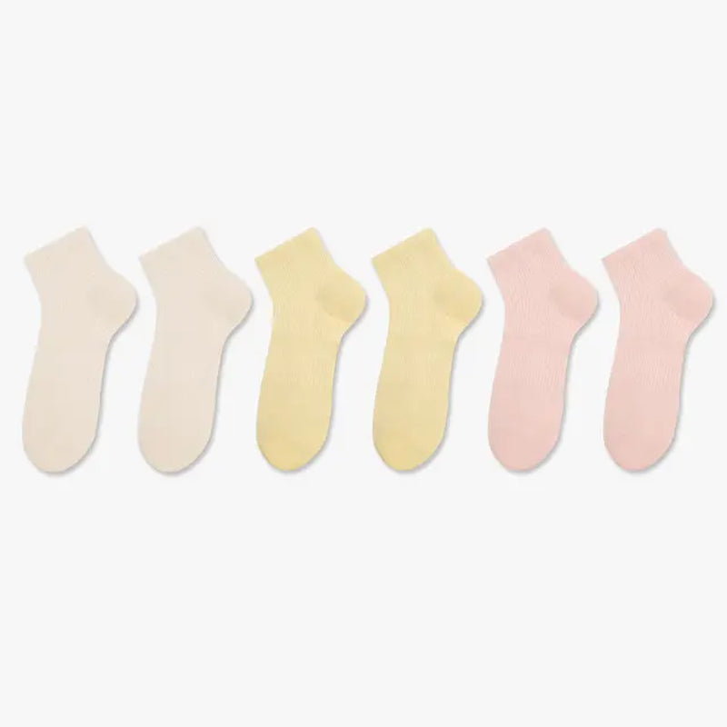 HA WA 6Pairs/Lot New Cotton Socks Women Spring Summer Thin Cotton Breathable Low-Top Short Tube Socks-Gennys fashion