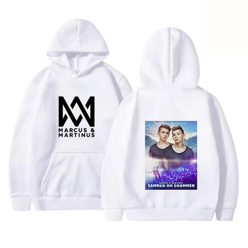 Marcus and Martinus Hoodie Sweatshirts Men Women Fashion Casual Cool Pullover Student Harajuku Streetwear Hoodies-Gennys fashion