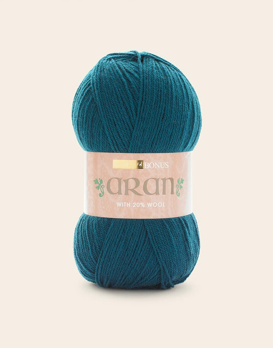 Hayfield Bonus Aran Kingfisher 