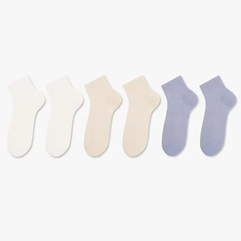 HA WA 6Pairs/Lot New Cotton Socks Women Spring Summer Thin Cotton Breathable Low-Top Short Tube Socks-Gennys fashion