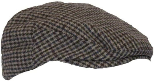 - Wool Blend Braxton Flat Cap-Gennys fashion