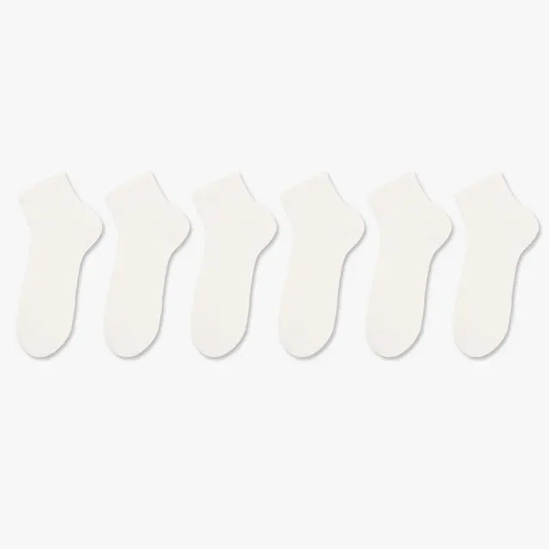 HA WA 6Pairs/Lot New Cotton Socks Women Spring Summer Thin Cotton Breathable Low-Top Short Tube Socks-Gennys fashion