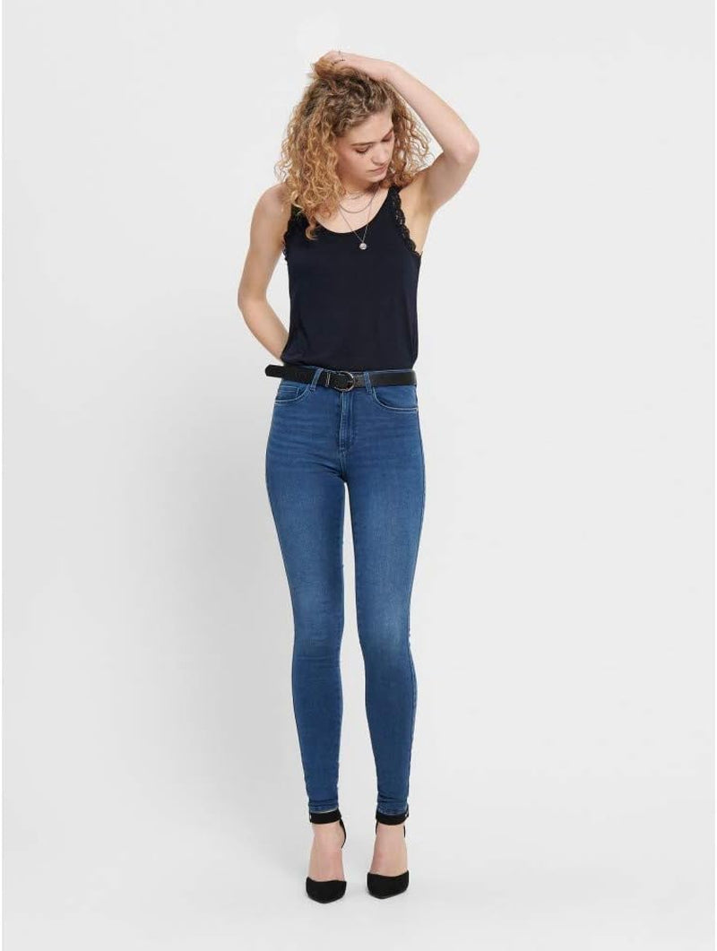 Women'S Royal High Waist Skinny-Fit Jeans-Gennys fashion