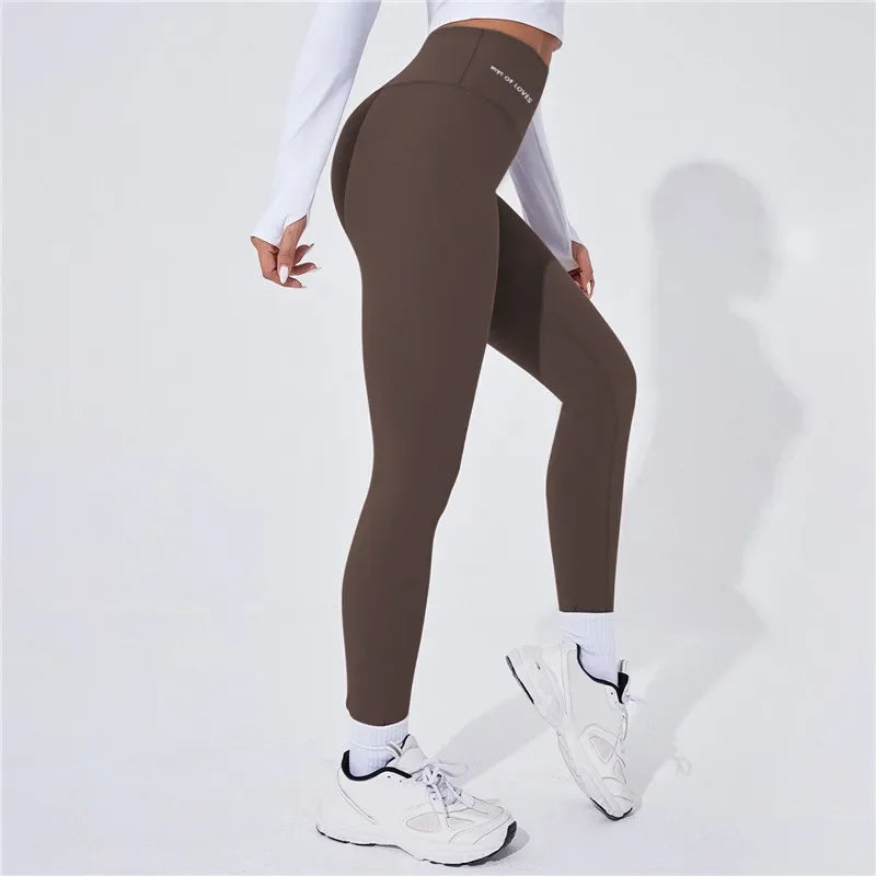 High Waist Yoga Warm Leggins Sports Tights Thermal Woman Running Pants Sexy Butt Lifting Leggings Push up Panties Gym Fitness-Gennys fashion