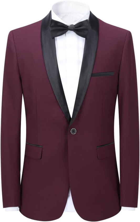 Slim Fit Single Button Blazer