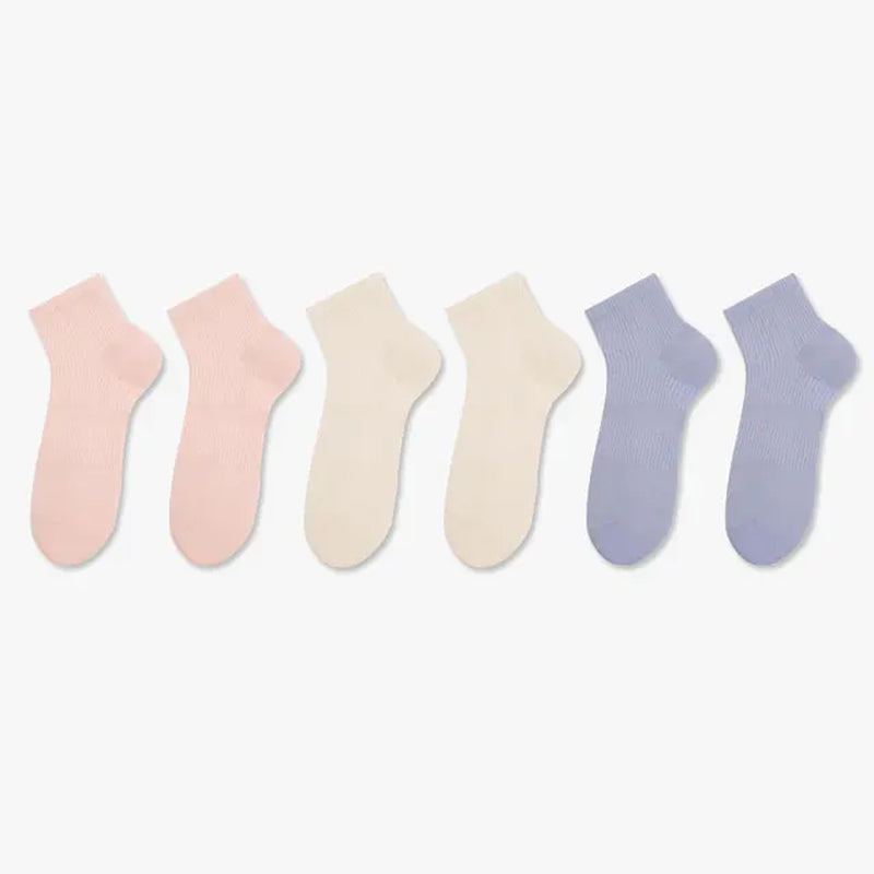 HA WA 6Pairs/Lot New Cotton Socks Women Spring Summer Thin Cotton Breathable Low-Top Short Tube Socks-Gennys fashion