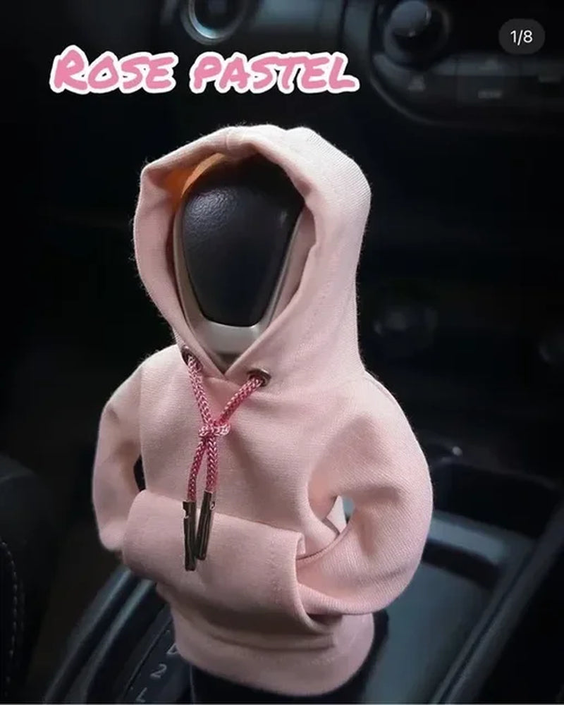 Hoodie Car Gear Shift Cover Fashion Gearshift Hoodie Car Gear Shift Knob Cover Manual Handle Gear Sweatshirt Change Lever Cover-Gennys fashion