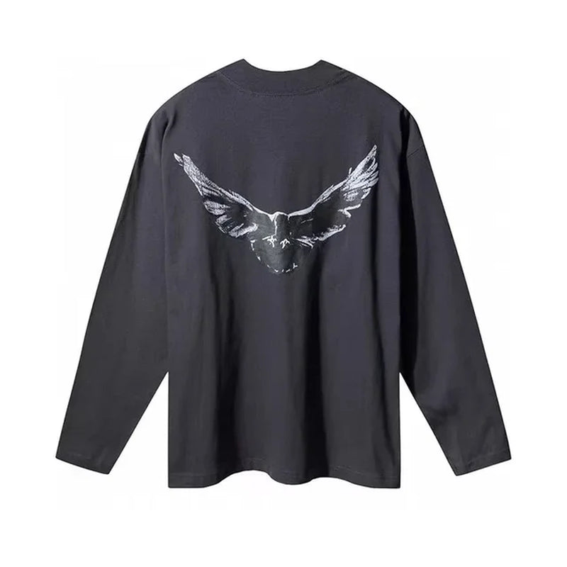 Double Layer 1.6Kg Heavy Fabric YZY Kanye West Hoodie Men Women 1:1 Best Quality Dove Print Season 6 Oversized Pullover-Gennys fashion