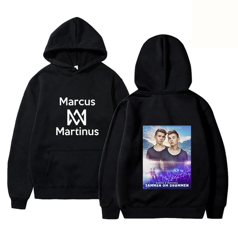 Marcus and Martinus Hoodie Sweatshirts Men Women Fashion Casual Cool Pullover Student Harajuku Streetwear Hoodies-Gennys fashion