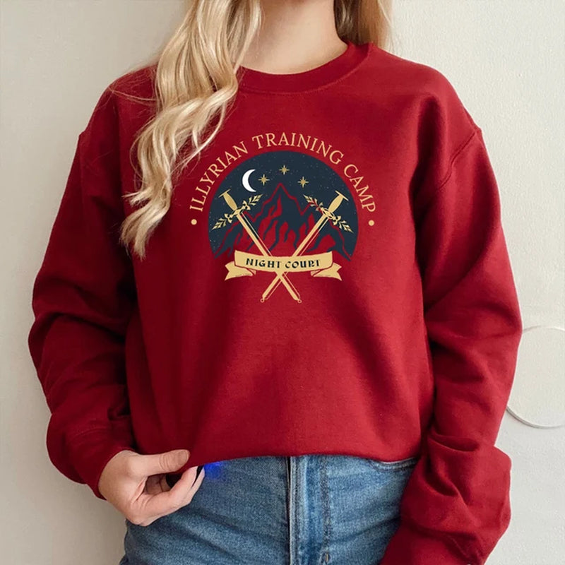 Acotar Velaris Sweatshirt Night Court Hoodie City of Starlight Sarah J Maas Jumper Illyrian Velaris Sweatshirts Bookish Gift-Gennys fashion