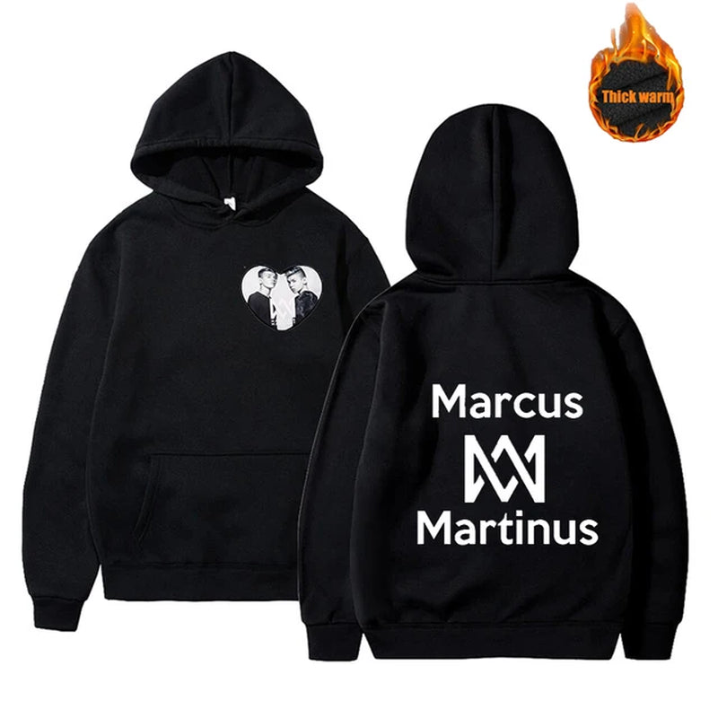 Marcus and Martinus Hoodie Sweatshirts Men Women Fashion Casual Cool Pullover Student Harajuku Streetwear Hoodies-Gennys fashion