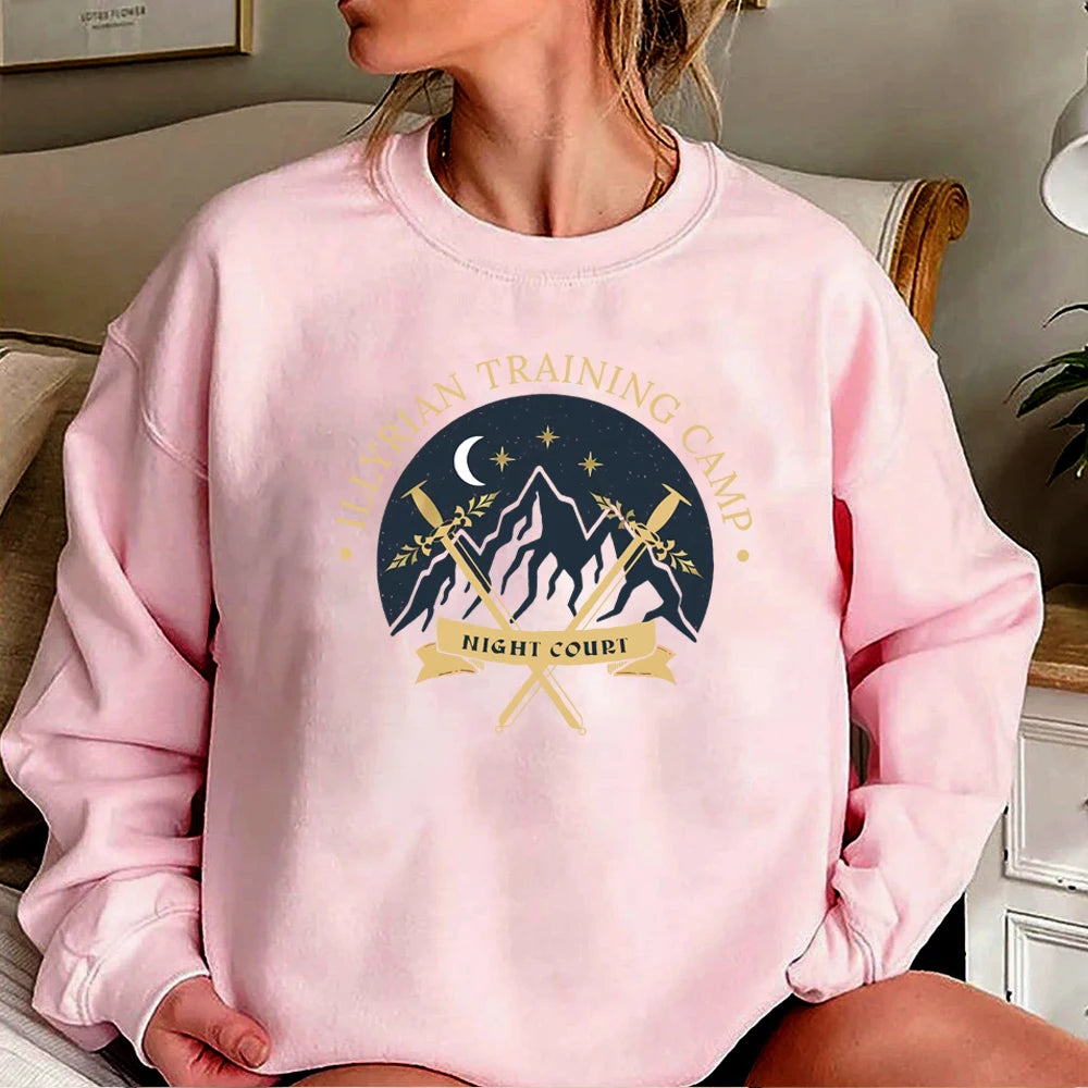 Acotar Velaris Sweatshirt Night Court Hoodie City of Starlight Sarah J Maas Jumper Illyrian Velaris Sweatshirts Bookish Gift-Gennys fashion