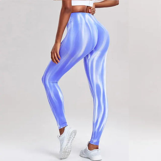 Butt Lifting Tie Dye Yoga Leggings