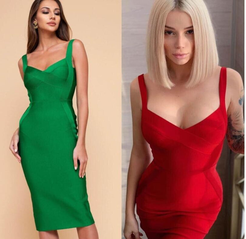  Bodycon Knee-Length Dress