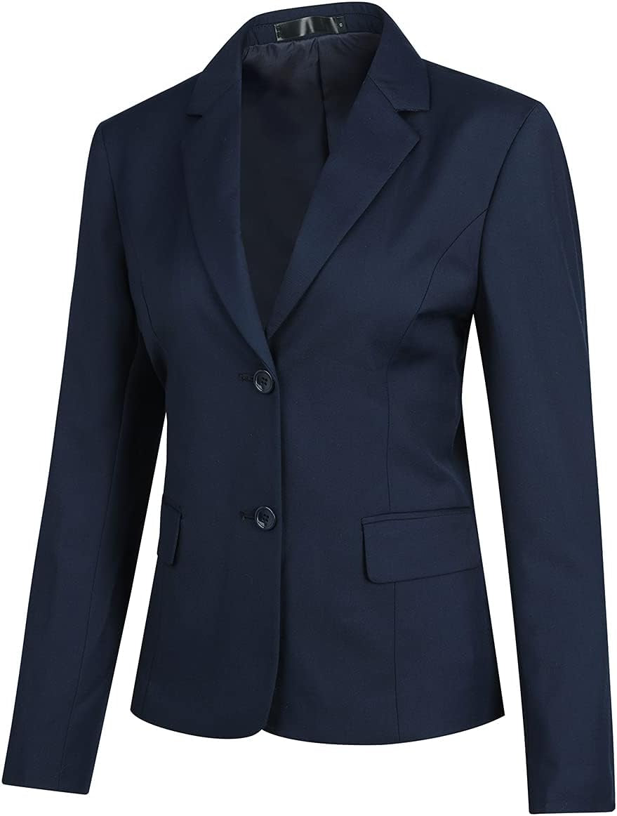 Women Office Suit Blazer Long Sleeves Work Classic Formal Casual Jacket Coat-Gennys fashion