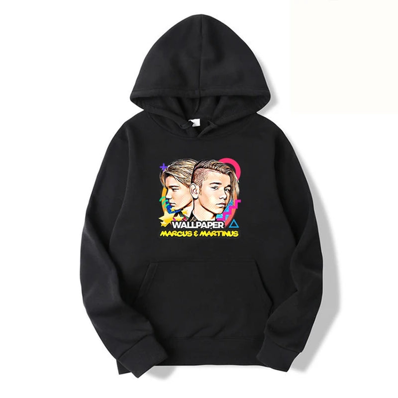 Marcus and Martinus Hoodie Sweatshirts Men Women Fashion Casual Cool Pullover Student Harajuku Streetwear Hoodies-Gennys fashion