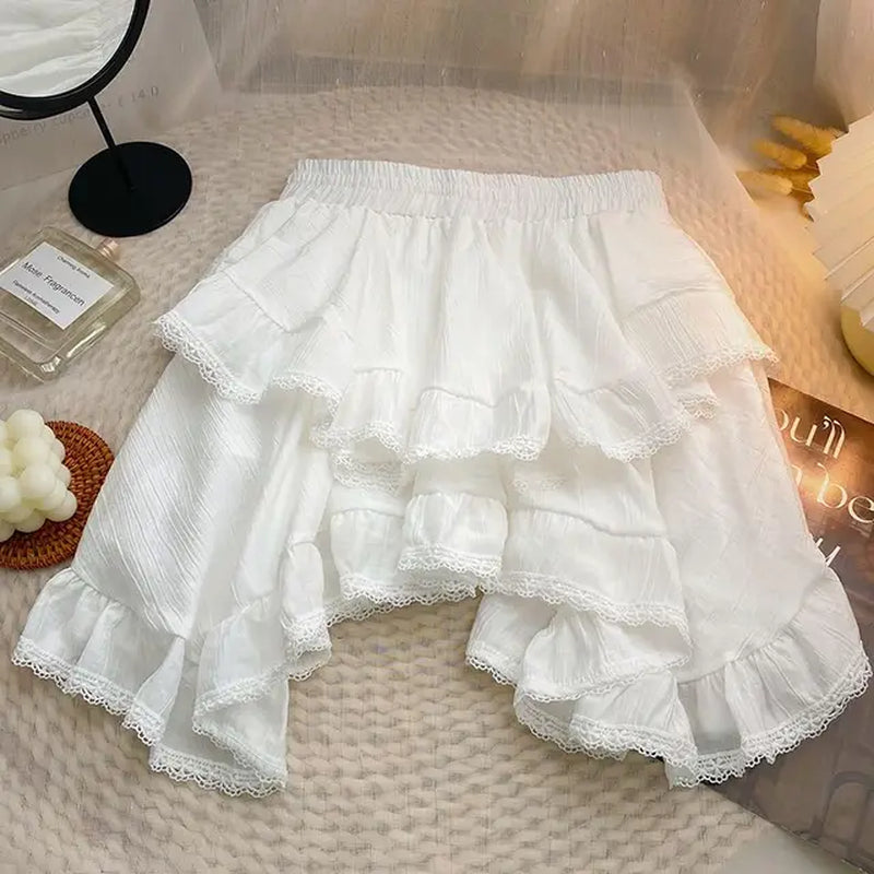 Kawaii Ruffle Mini Skirt