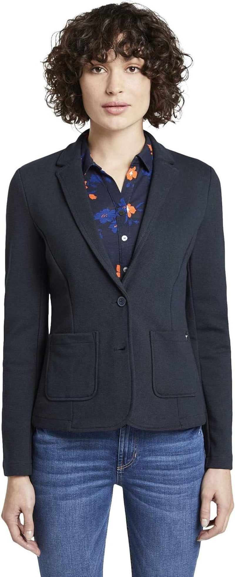 Women'S Jersey Ottoman Blazer-Gennys fashion